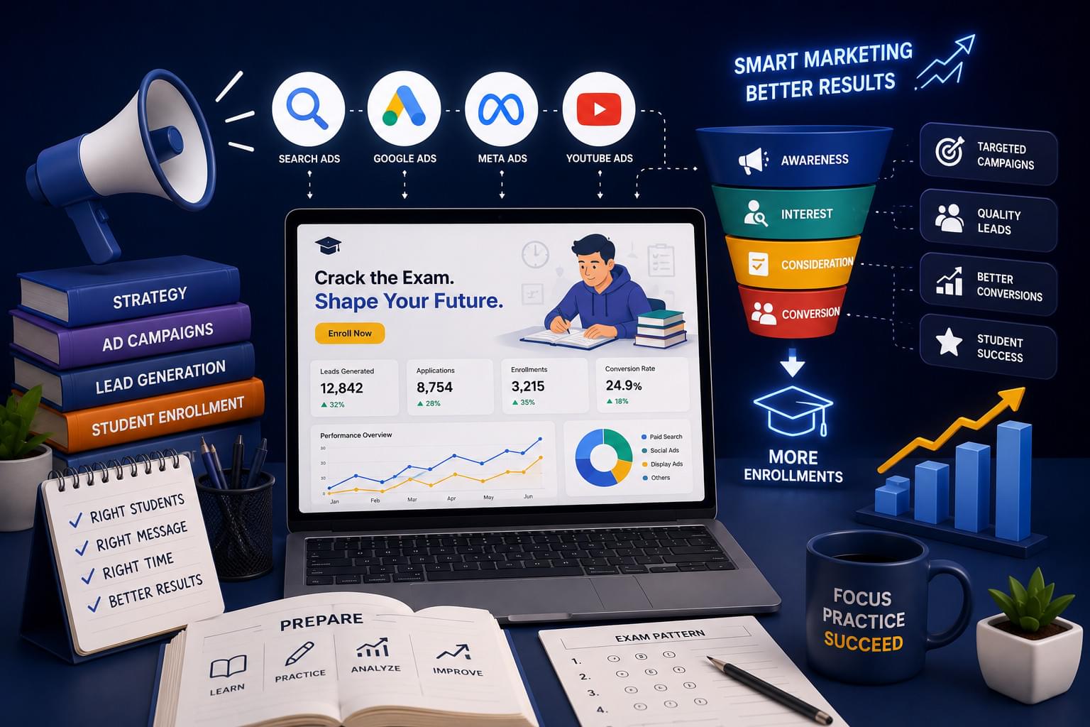 Digital Marketing for Test Preparation Institutes | Fill Every Batch Every Exam Season